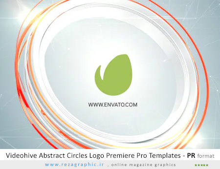 پروژه آماده پریمیر نمایش لوگو دایره ای انتزاعی - Videohive Abstract Circles Logo Premiere Pro Templates